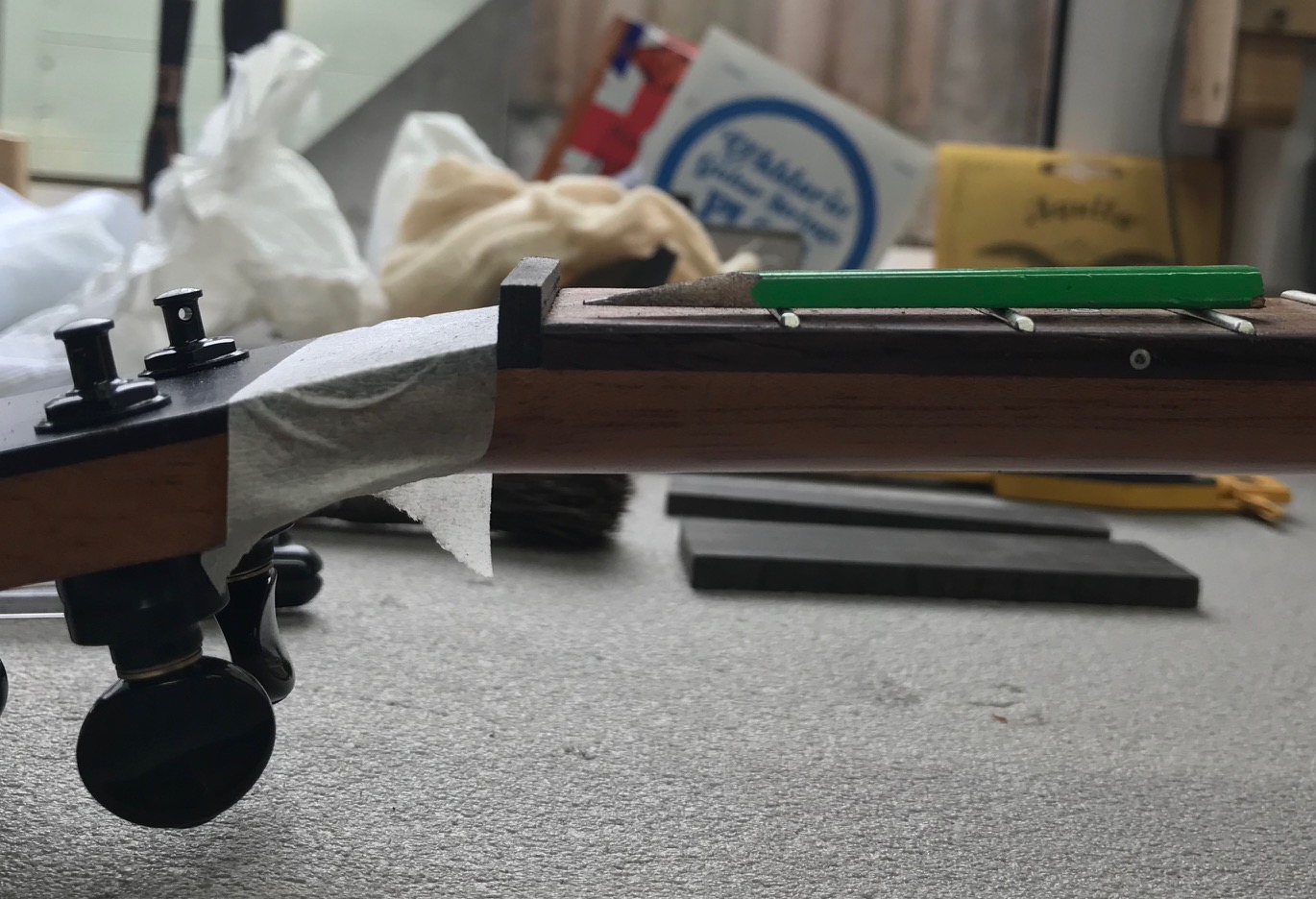 Bass guitar setup Staffordshire